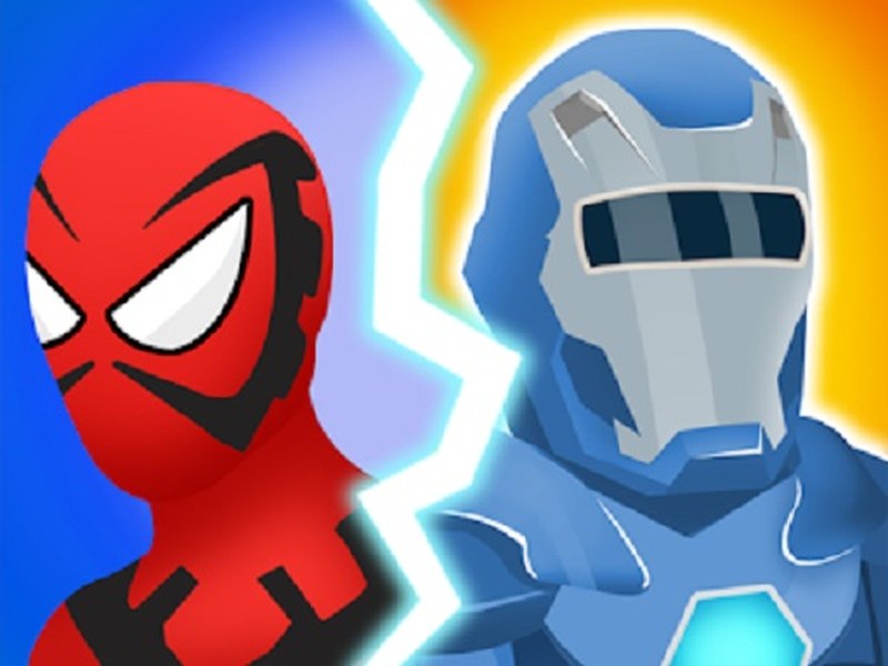 Hero Masters — action-packed scene with superheroes battling aliens