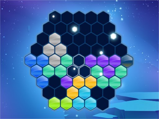 Colorful blocks being arranged in Hexa Block Puzzle