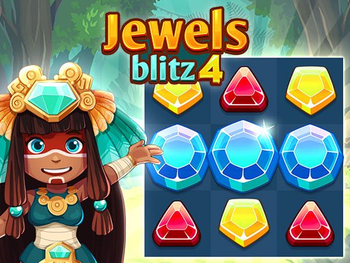 Colorful gems sparkling in a match-3 puzzle game