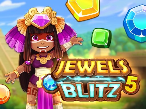 Colorful gems sparkling in a fun match-3 puzzle game