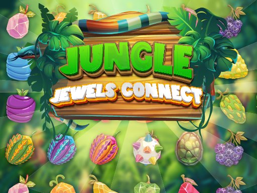 Exciting scene from Jungle Jewels Connect with colorful tropical fruits