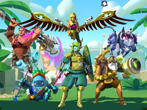 Epic knight battles with colorful 3D graphics in Knights of Fortune