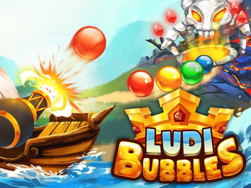 Ludibubbles game with colorful bubbles and exciting explosions