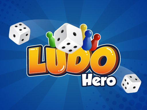 Ludo Hero gameplay featuring colorful game pieces and dice