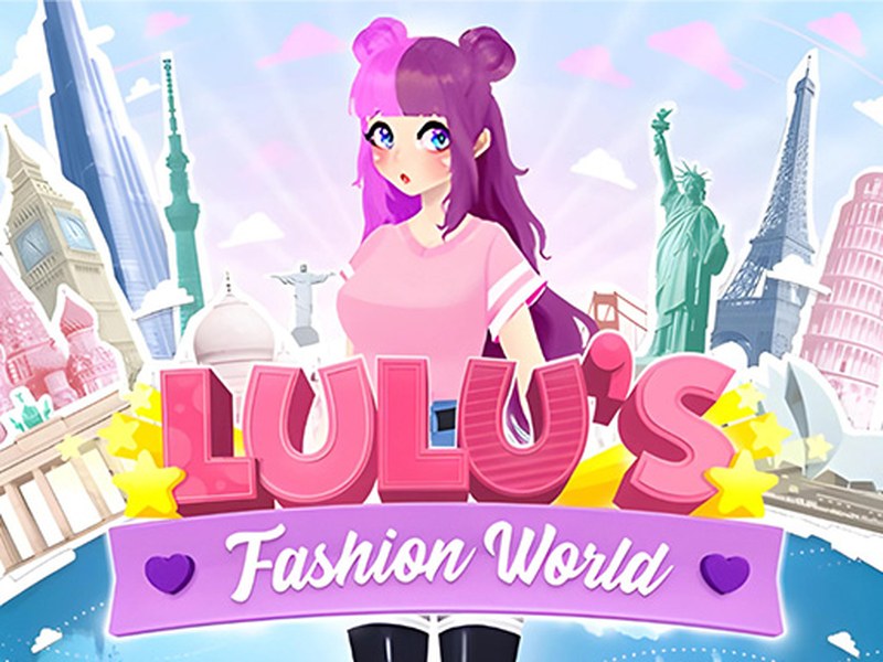 Exciting scene from Lulu's Fashion World with colorful outfits and accessories