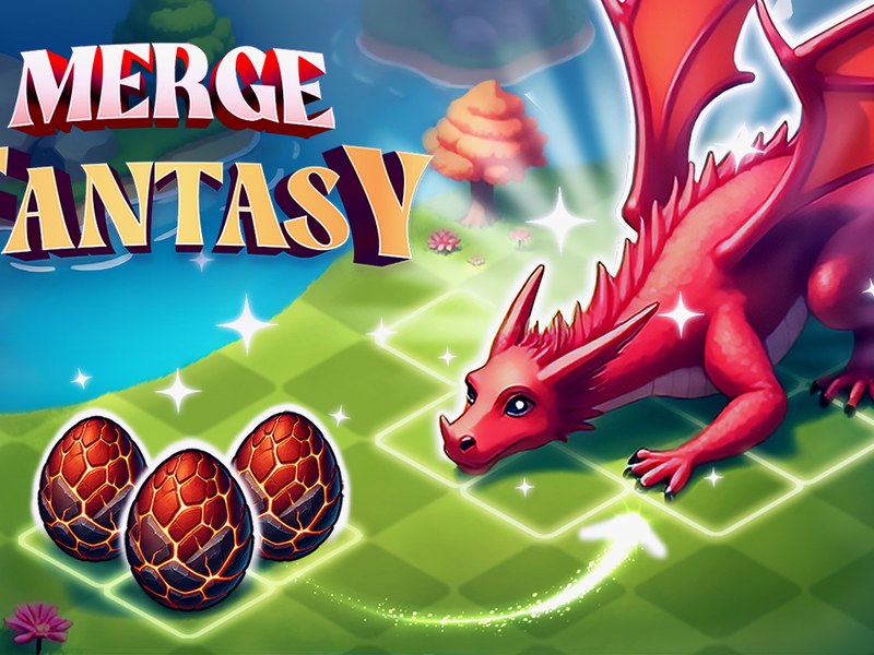 Merge Fantasy — colorful magical island filled with treasures and dragons