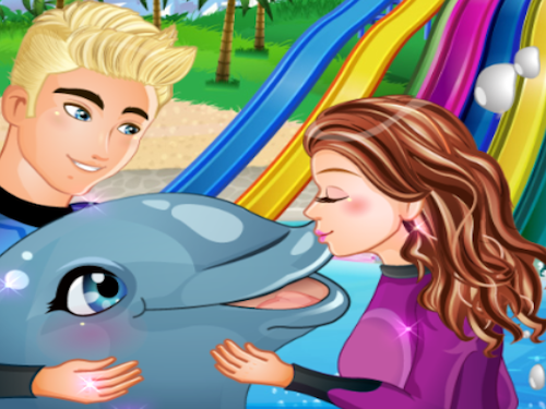 My Dolphin Show 6 — colorful dolphins performing tricks in a lively pool