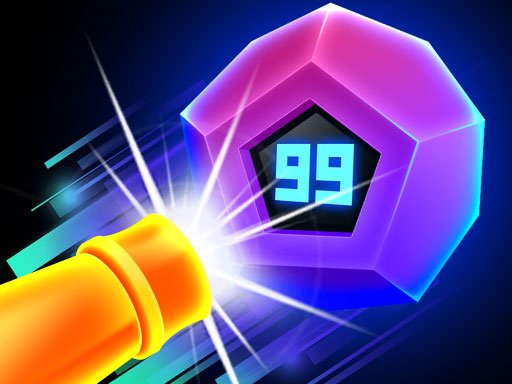 Colorful action scene from Neon Blaster 2 with lasers and explosions