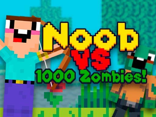 Exciting scene from Noob Vs 1000 Zombies with Noob battling zombies