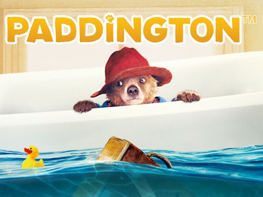 Paddington the bear exploring a colorful adventure world