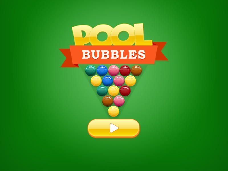 Exciting screenshot of Pool Bubbles game with colorful balls