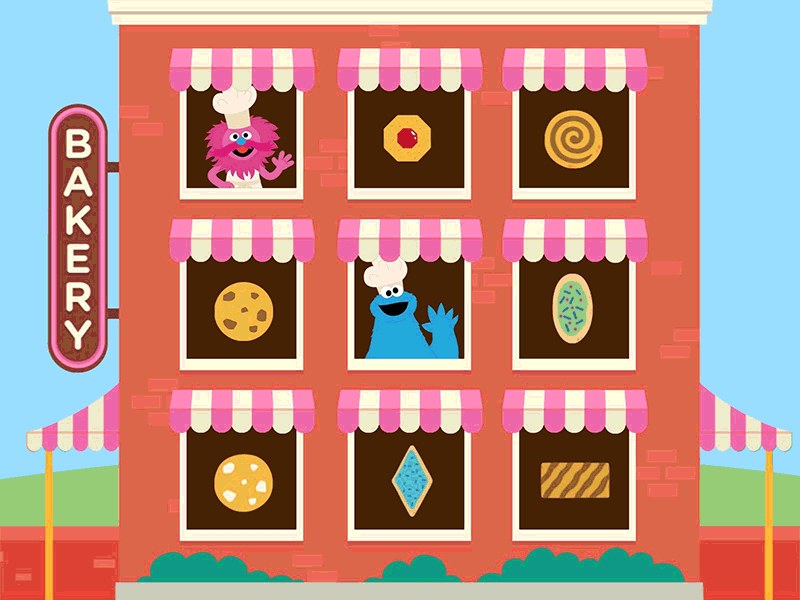 Exciting scene from Pop-Up! Cookies game with jumping cookies
