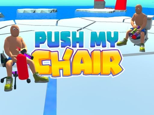 Exciting scene of office chair battles in Push My Chair