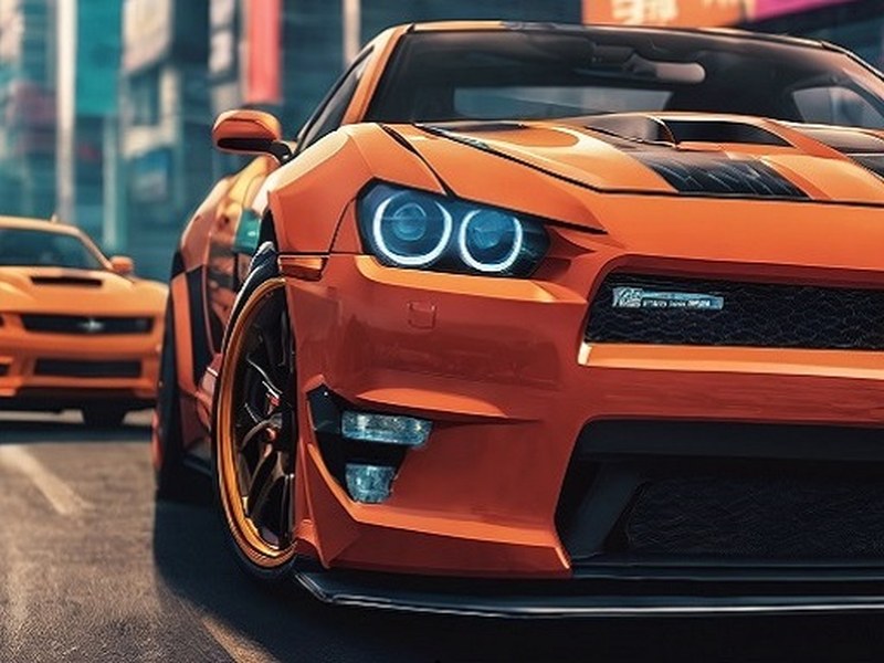 Real City Driver — vibrant city scene with cars racing