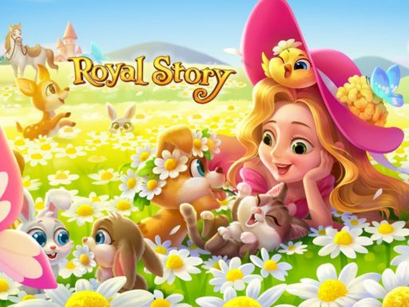 Royal Story — vibrant scene of a magical kingdom adventure