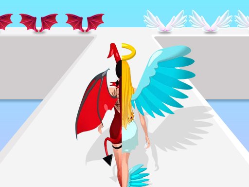Exciting scene from Run Destiny Choice with colorful characters making choices