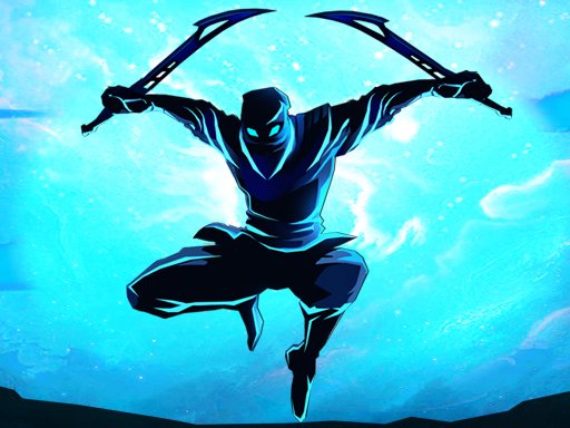 Action-packed scene from Shadow Ninja Revenge with a ninja in action