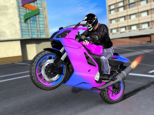 Exciting scene from Sports Bike Racing with bikes racing on a vibrant track