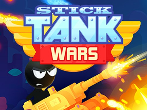 Exciting battle scene in Stick Tank Wars with colorful tanks