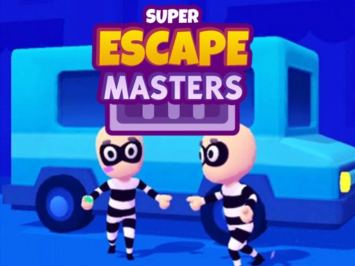 Exciting scene from Super Escape Masters with mysterious rooms and puzzles