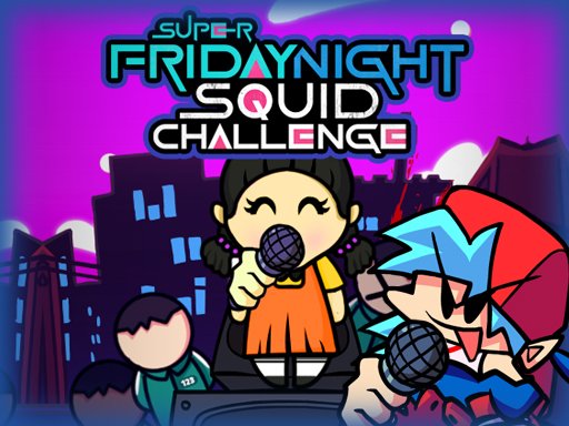Exciting scene from Super Friday Night Squid Challenge dance game