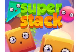 Colorful blocks balancing in a tall stack, ready to topple