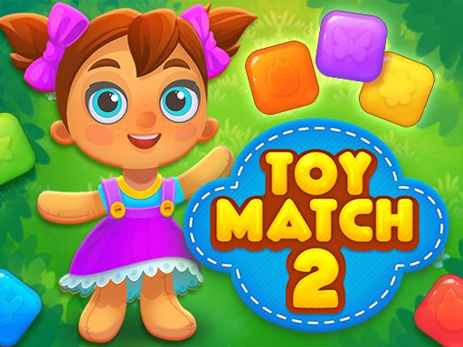Colorful screenshot of Toy Match 2 with toys and gems
