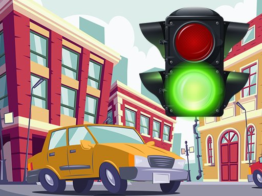 A busy intersection with cars, buses, and trucks waiting for traffic lights