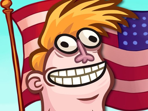 TrollFace Quest: USA 2 — colorful scene with funny troll faces