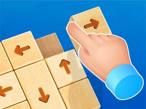 Wood Block Tap Away gameplay with colorful wooden blocks