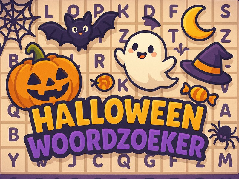 Halloween Word Search — spooky themed word search game