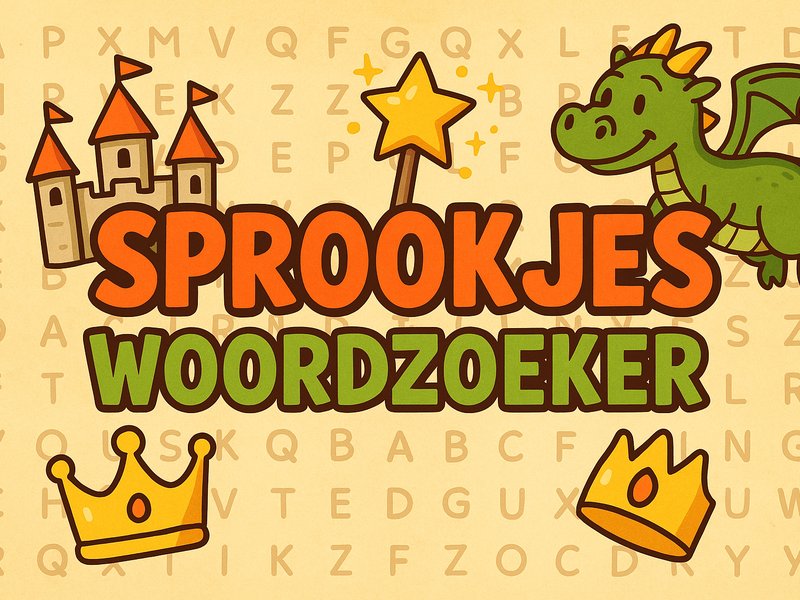 Fairy Tale Word Search — colorful screenshot of the game