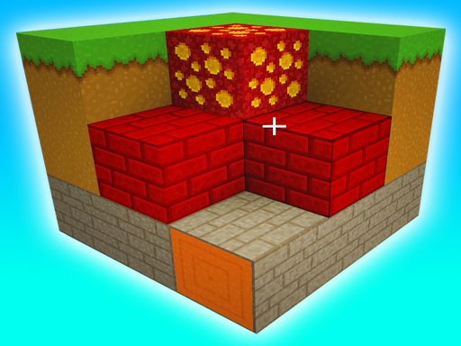 WorldCraft 2 — colorful screenshot of building in a block world